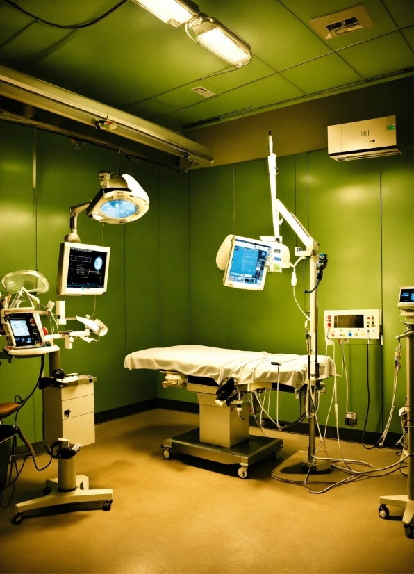 Green, Building, Lighting, Medical Equipment, Interior Design, Service