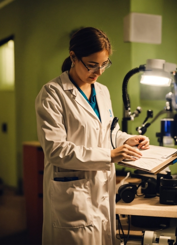 Medical Equipment, Safety Glove, White Coat, Health Care Provider, Research, Researcher