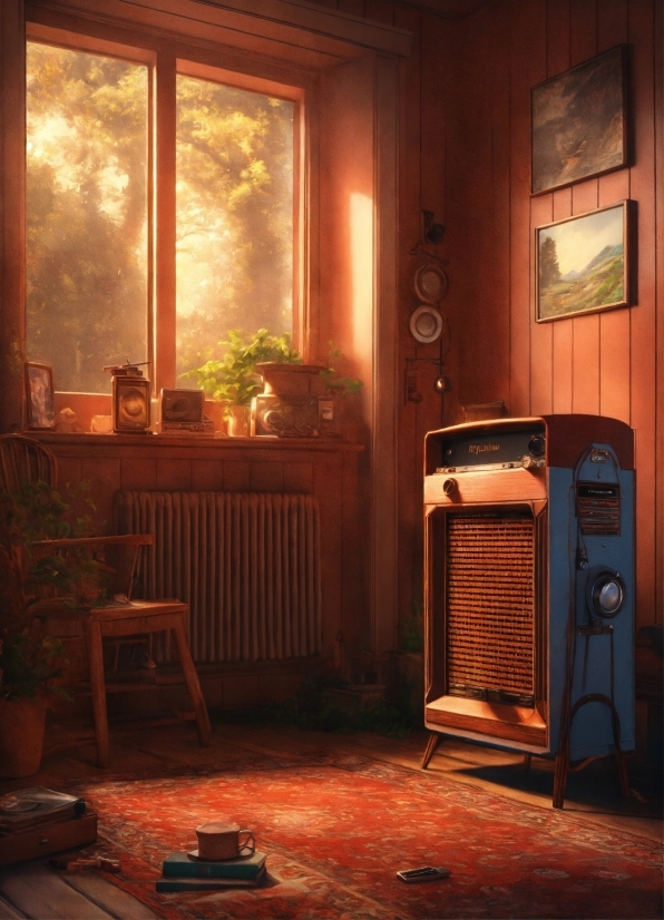 Brown, Plant, Window, Building, Wood, Lighting