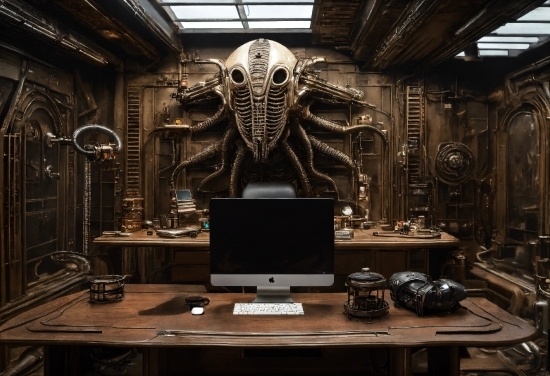 Table, Furniture, Computer, Desk, Personal Computer, Extinction