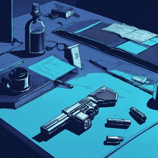 Bottle, Air Gun, Engineering, Table, Gas, Space