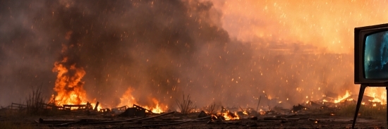 Ecoregion, Natural Environment, Sky, Pollution, Vegetation, Fire