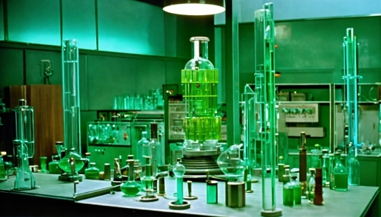 Green, Light, Drinkware, Lighting, Barware, Glass Bottle