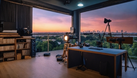 Property, Sky, Table, Interior Design, Lighting, Wood