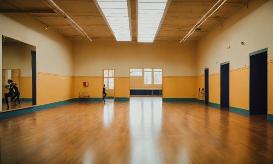 Hall, Building, Wood, Fixture, Field House, Flooring