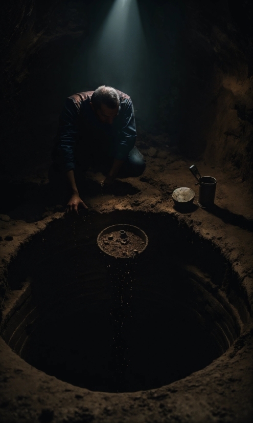 Flash Photography, Automotive Tire, Gas, Circle, Darkness, Soil