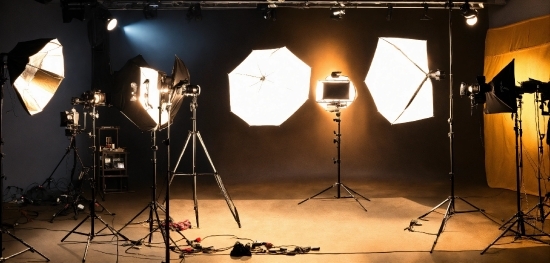 Light, Film Studio, Tripod, Art, Entertainment, Tints And Shades