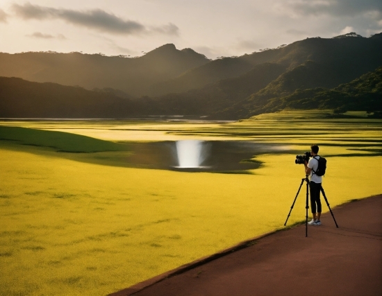 Cloud, Sky, Mountain, Ecoregion, Tripod, Natural Landscape