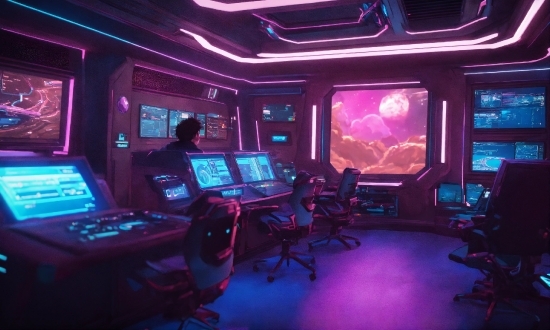 Computer, Purple, Personal Computer, Entertainment, Laptop, Chair