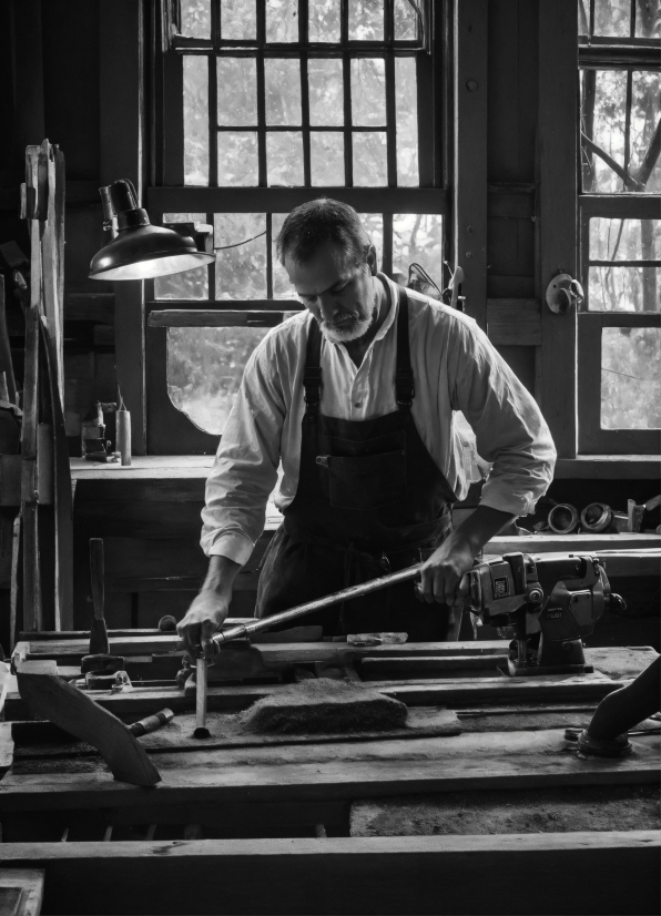 Window, Wood, Machine, Blue-collar Worker, Glass, Factory