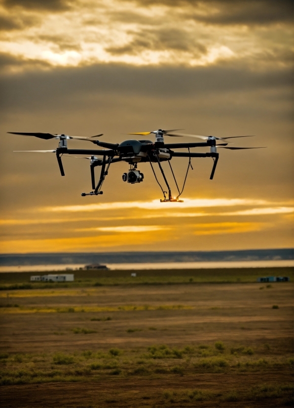 Sky, Cloud, Aircraft, Natural Landscape, Dusk, Sunset