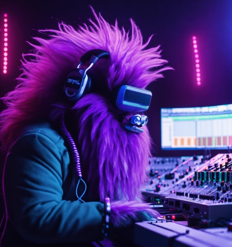 Purple, Entertainment, Violet, Audio Equipment, Magenta, Music