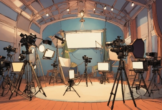 Tripod, Film Studio, Interior Design, Videographer, Television Studio, Event