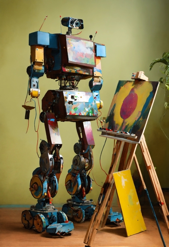 Easel, Art, Paint, Machine, Visual Arts, Event