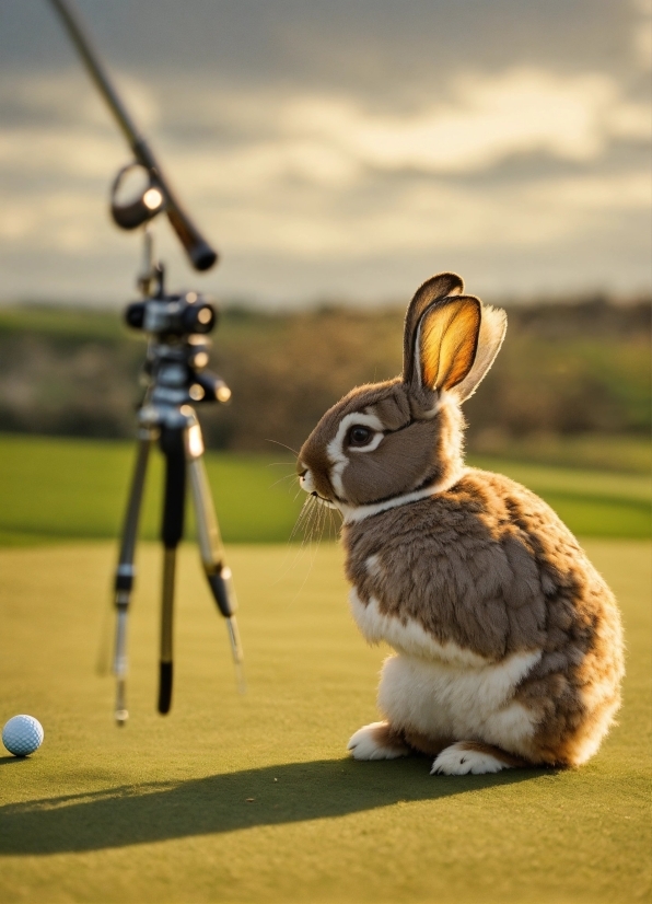 Cloud, Rabbit, Sky, Vertebrate, Nature, Rabbits And Hares