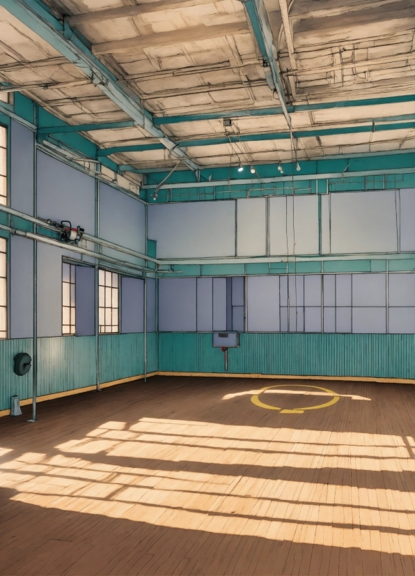 Building, Field House, Hall, Wood, Shade, Window