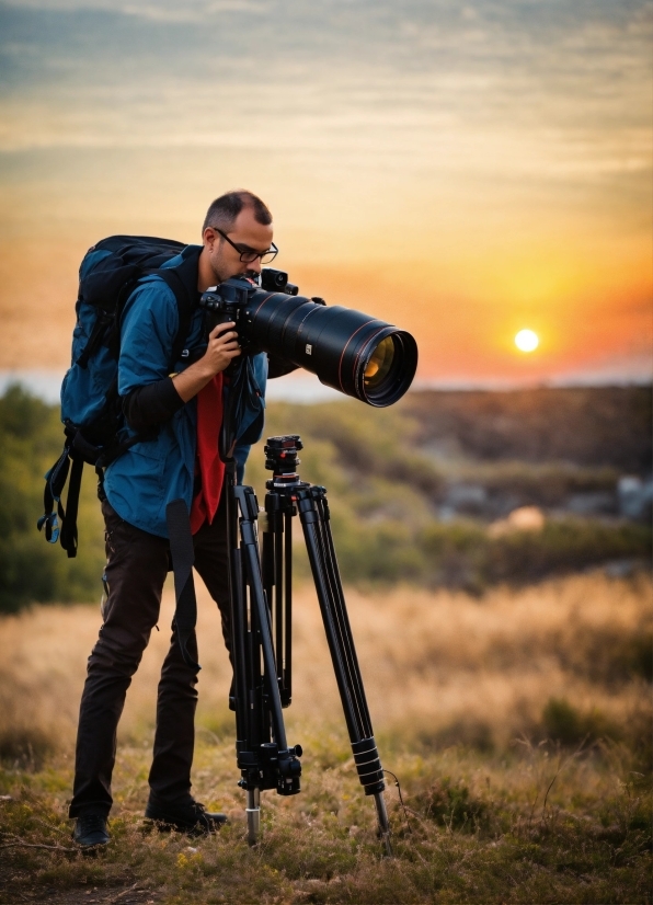 Cloud, Sky, Tripod, Photographer, Videographer, Camera Accessory