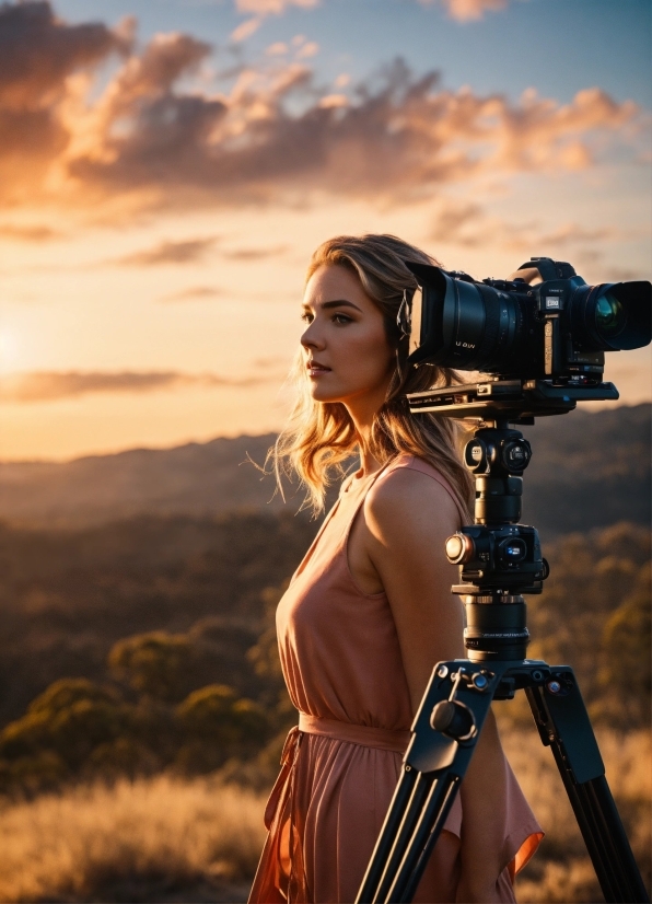 Cloud, Sky, Videographer, Photographer, Camera Lens, Flash Photography