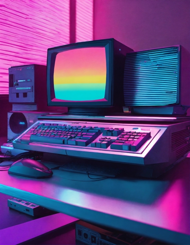 Computer, Personal Computer, Peripheral, Computer Keyboard, Computer Desk, Computer Monitor