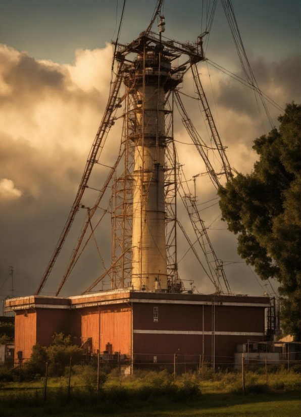 Cloud, Sky, Plant, Tower, Nature, Electricity