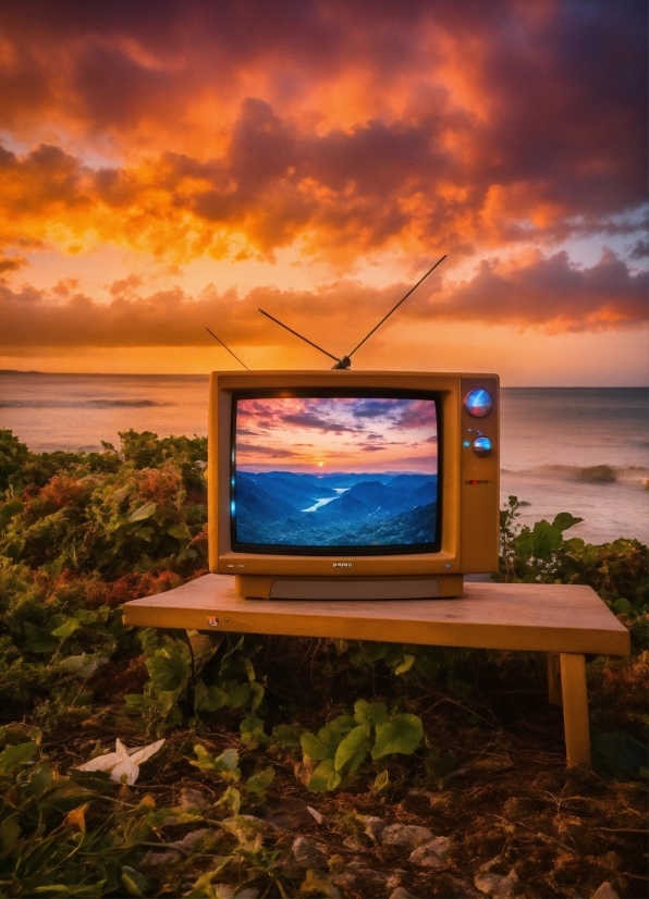 Cloud, Sky, Computer, Personal Computer, Plant, Water