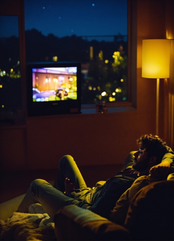 Light, Comfort, Black, Lighting, Yellow, Living Room