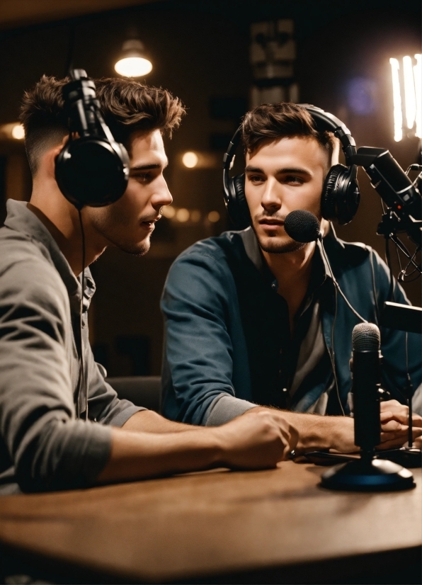 Hairstyle, Microphone, Musician, Human, Music, Hearing