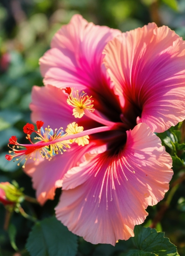 Flower, Plant, Petal, Hawaiian Hibiscus, Pink, Chinese Hibiscus