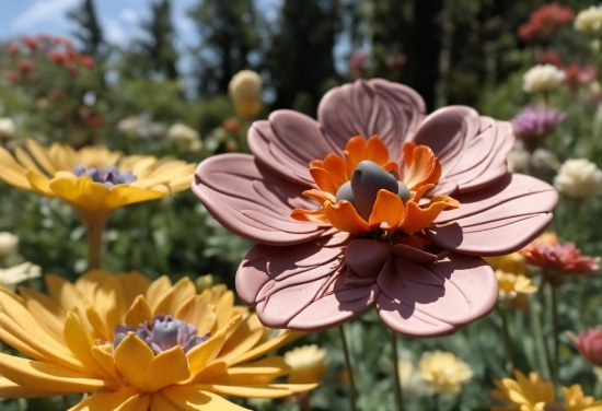 Flower, Plant, Petal, Botany, Orange, Grass