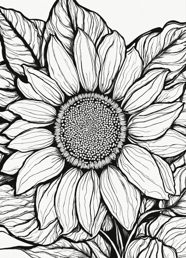 Flower, Plant, Petal, Botany, Black-and-white, Style