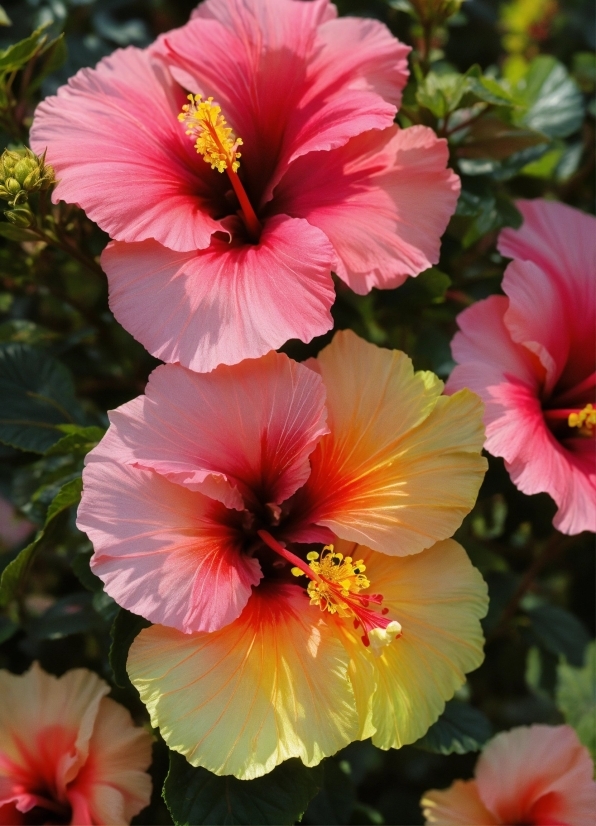 Flower, Plant, Photograph, Hawaiian Hibiscus, Petal, Green