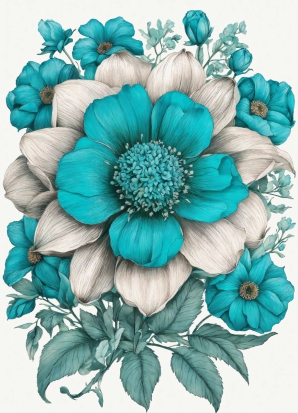 Flower, Plant, Azure, Botany, Petal, Creative Arts