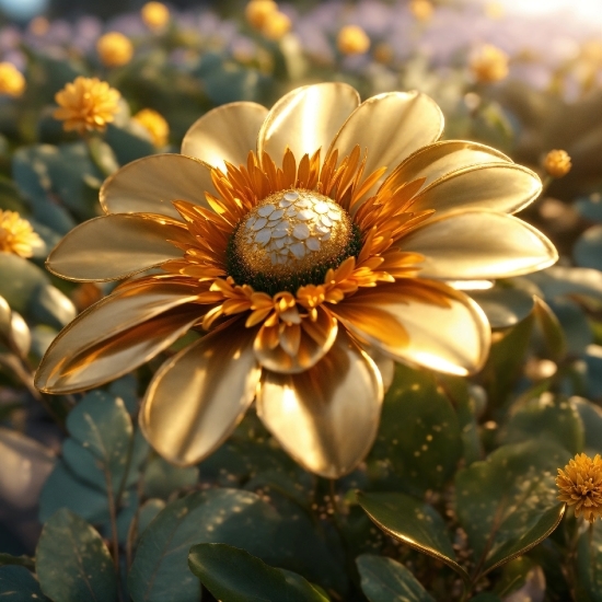 Flower, Plant, Leaf, Petal, Sunlight, Vegetation