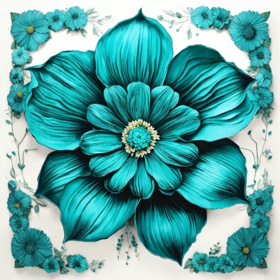 Flower, Plant, Azure, Botany, Petal, Aqua