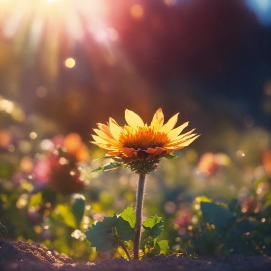 Flower, Plant, Nature, Sky, Sunlight, Petal