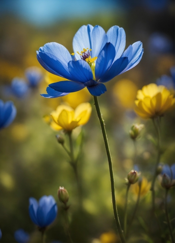 Flower, Plant, Blue, Botany, Petal, Vegetation