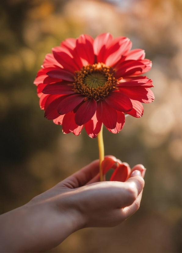 Flower, Plant, Petal, Gesture, Flash Photography, Rose