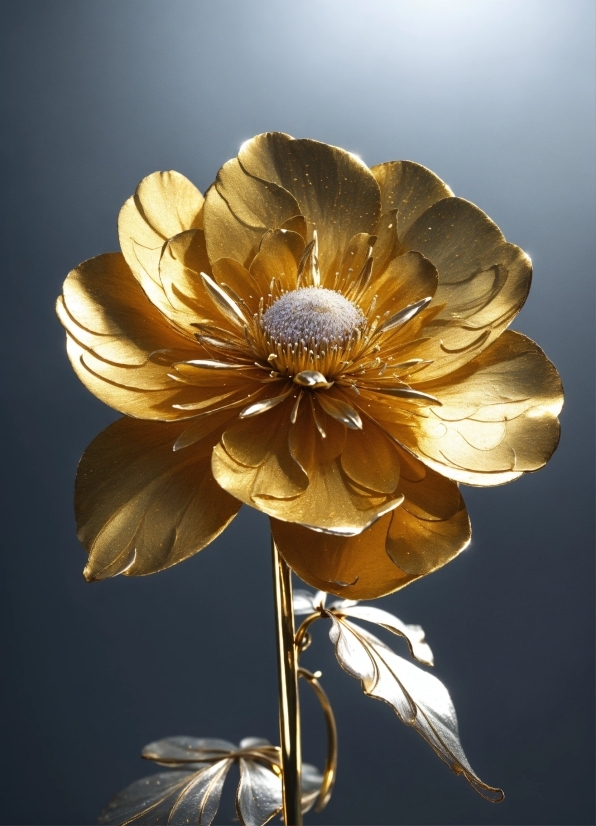 Flower, Plant, Petal, Window, Gold, Door