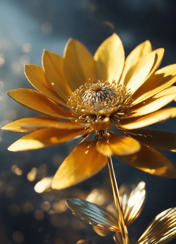 Flower, Plant, Petal, Nature, Gold, Flowering Plant