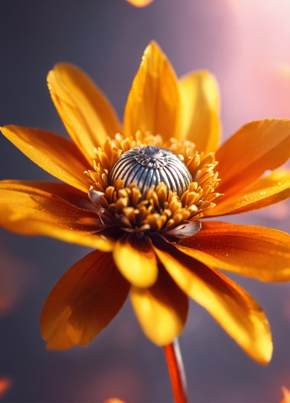 Flower, Plant, Sky, Orange, Petal, Annual Plant