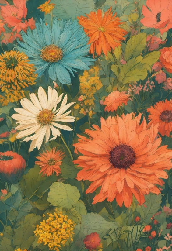 Flower, Plant, Petal, Botany, Orange, Textile