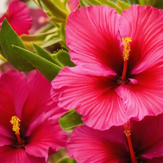 Flower, Plant, Light, Petal, Green, Pink