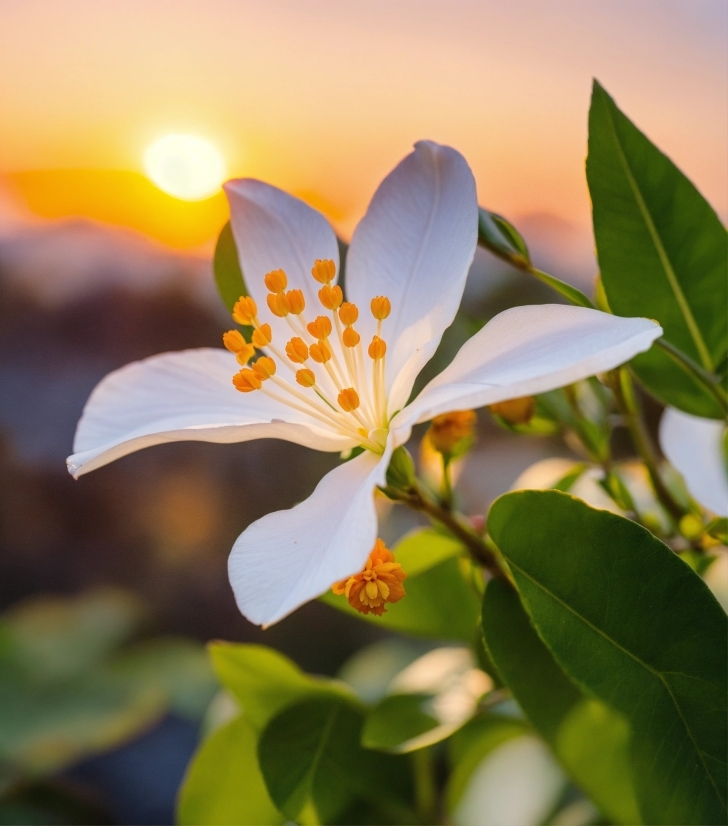 Flower, Plant, Sky, Leaf, Petal, Sunlight