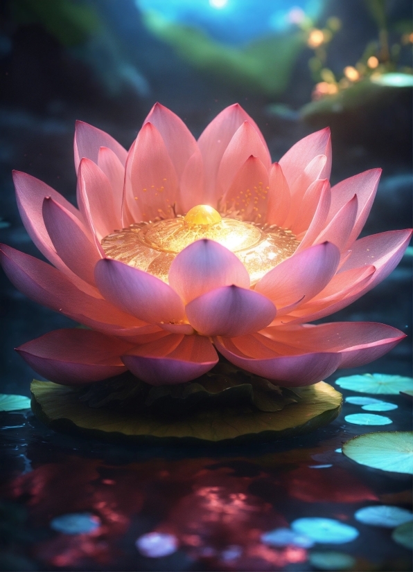 Flower, Water, Plant, Lotus, Sacred Lotus, Botany