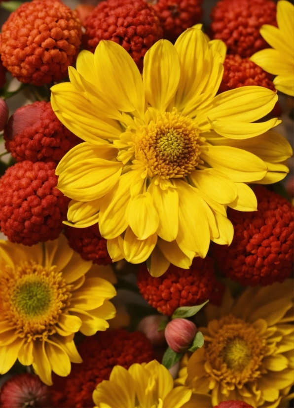 Flower, Plant, Petal, Building, Orange, Yellow