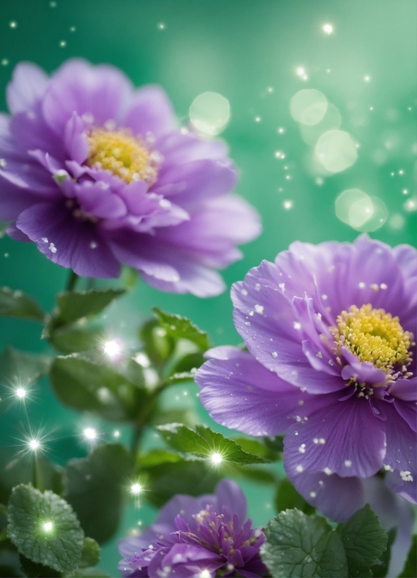 Flower, Plant, Green, Petal, Blue, Purple