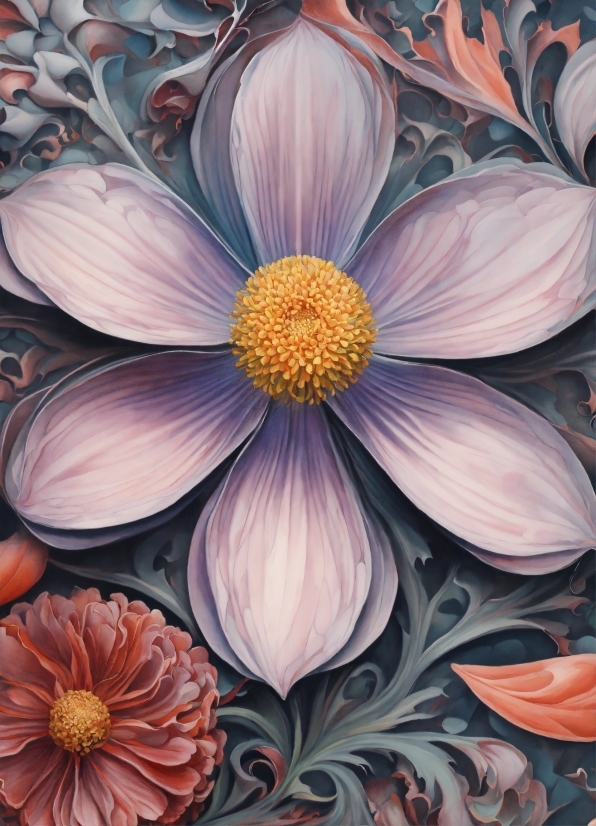 Flower, Nature, Petal, Botany, Painting, Art