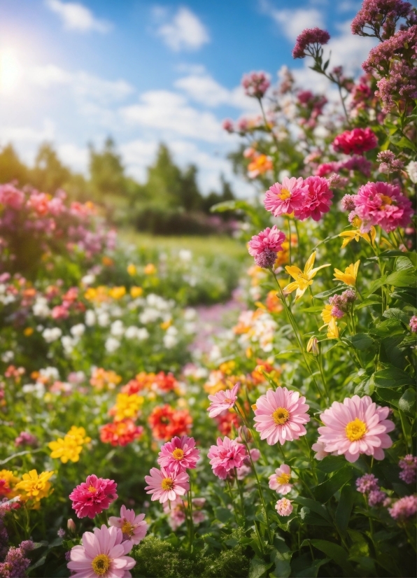 Flower, Plant, Sky, Cloud, Petal, Nature