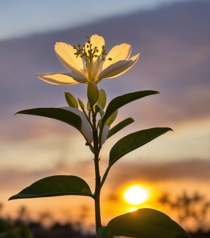 Flower, Plant, Nature, Petal, Branch, Sunlight