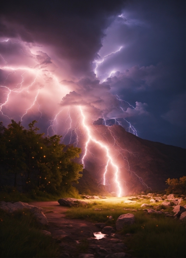 Cloud, Lightning, Sky, Atmosphere, Thunder, Thunderstorm